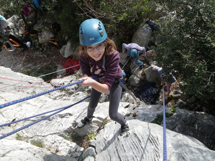 escalade à la turbie-Les-Surplombs-cap ail