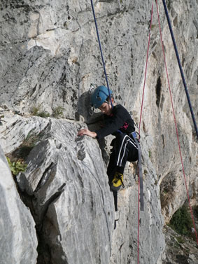 escalade à la turbie-Les-Surplombs-9