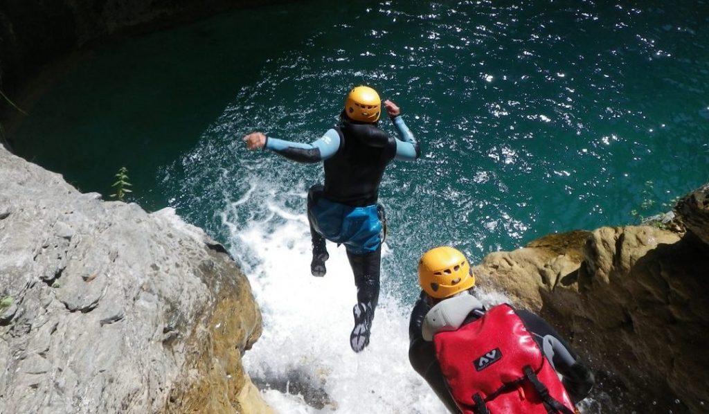 barbaira saut canyoning nice alpes maritimes