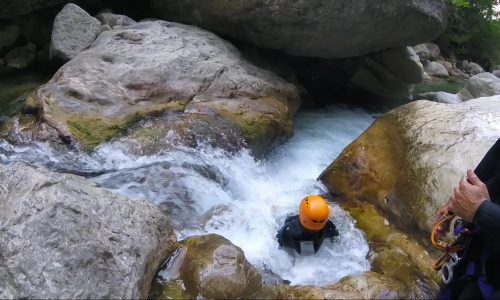 randonnée aquatique Gorges du Loupcote azur nice 06 alpes maritimes