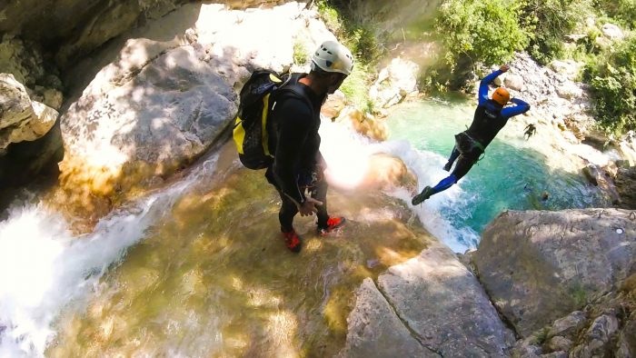 Canyoning 06 Alpes Maritimes Nice descente canyon des Gorges du Loup 06 et Var Frejus