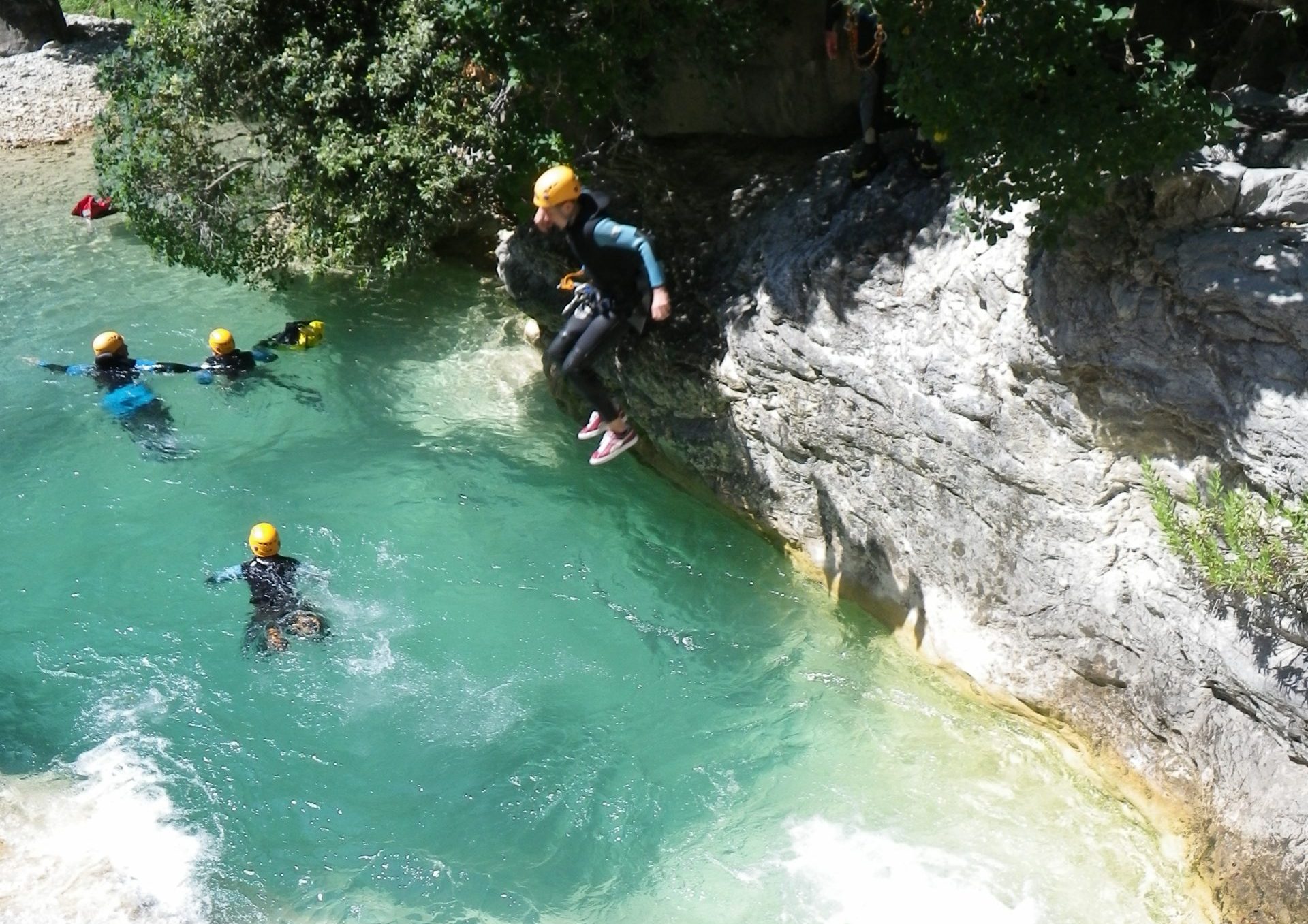 Le plus beau canyoning intermediaire pres de nice dans les alpes maritimes canyon de barbaira