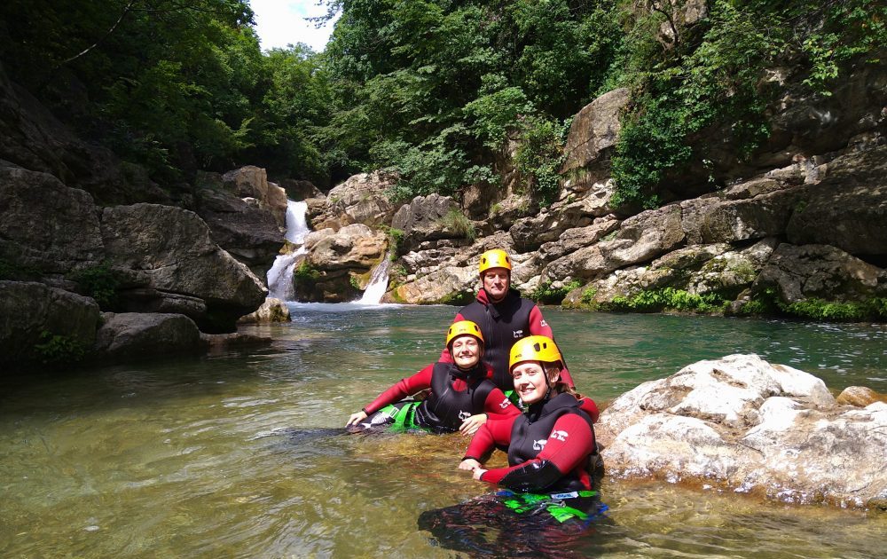 canyoning alpes maritimes - les gorges du loup Grasse Vence Cagnes sur Mer
