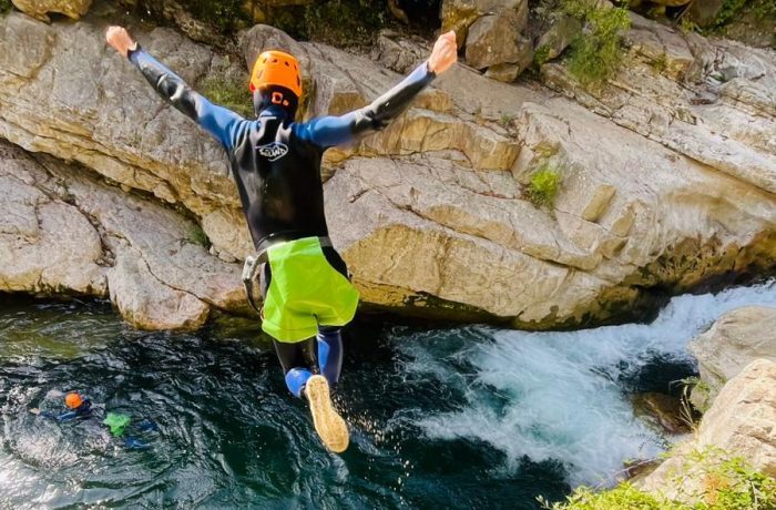 Gorges du Loup canyoning sportif Nice Côte d'Azur