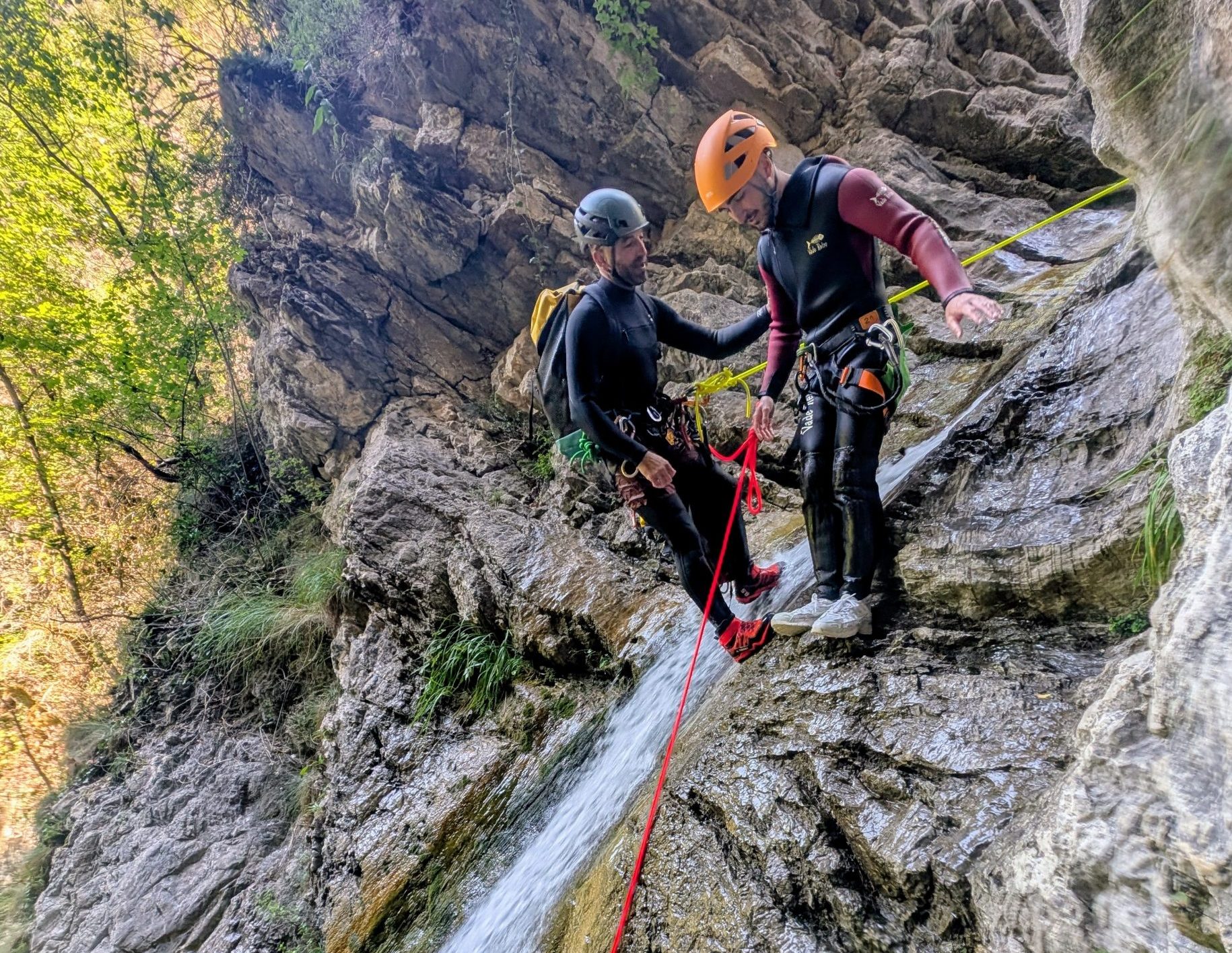 Saut canyon de la bollène vésubie 06