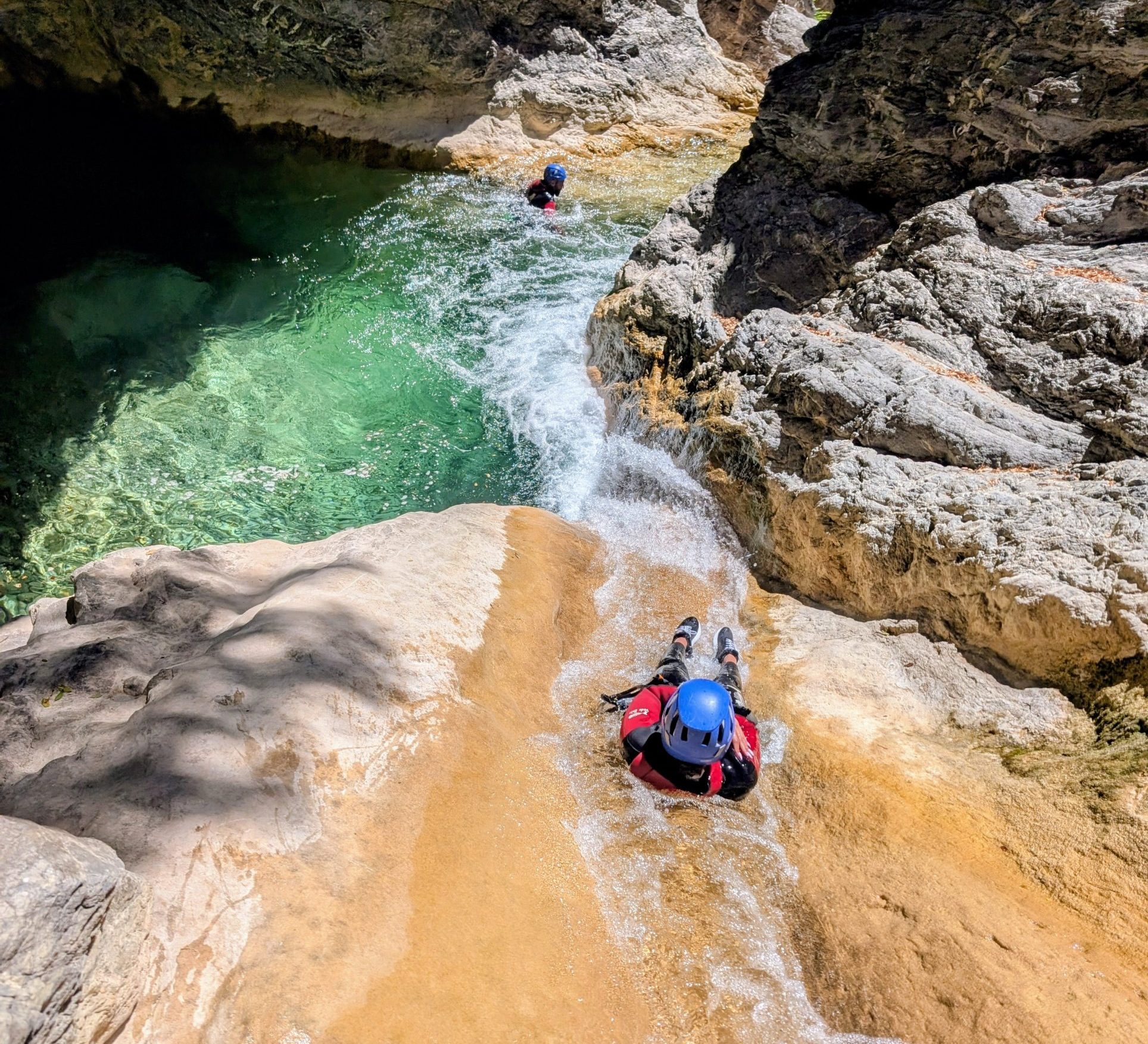 Toboggan canyon de barbaira nice