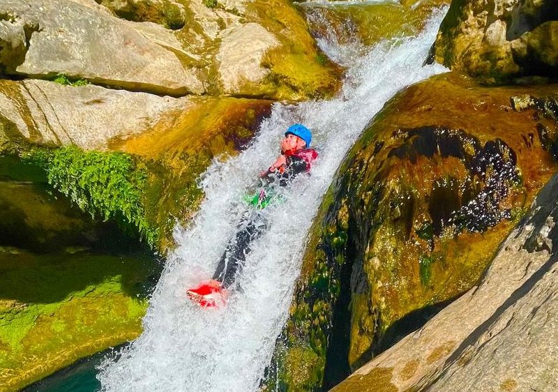 Toboggan canyon du Loup, Nice