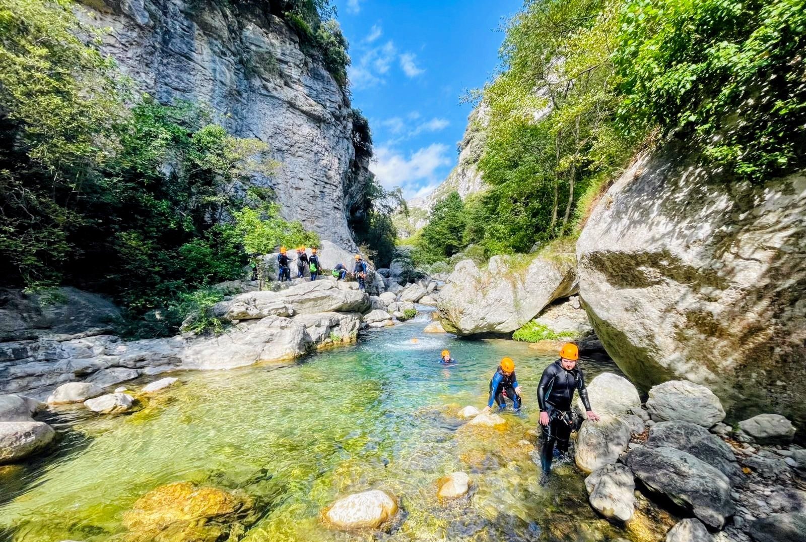 cadre canyon des Gorges du Loup