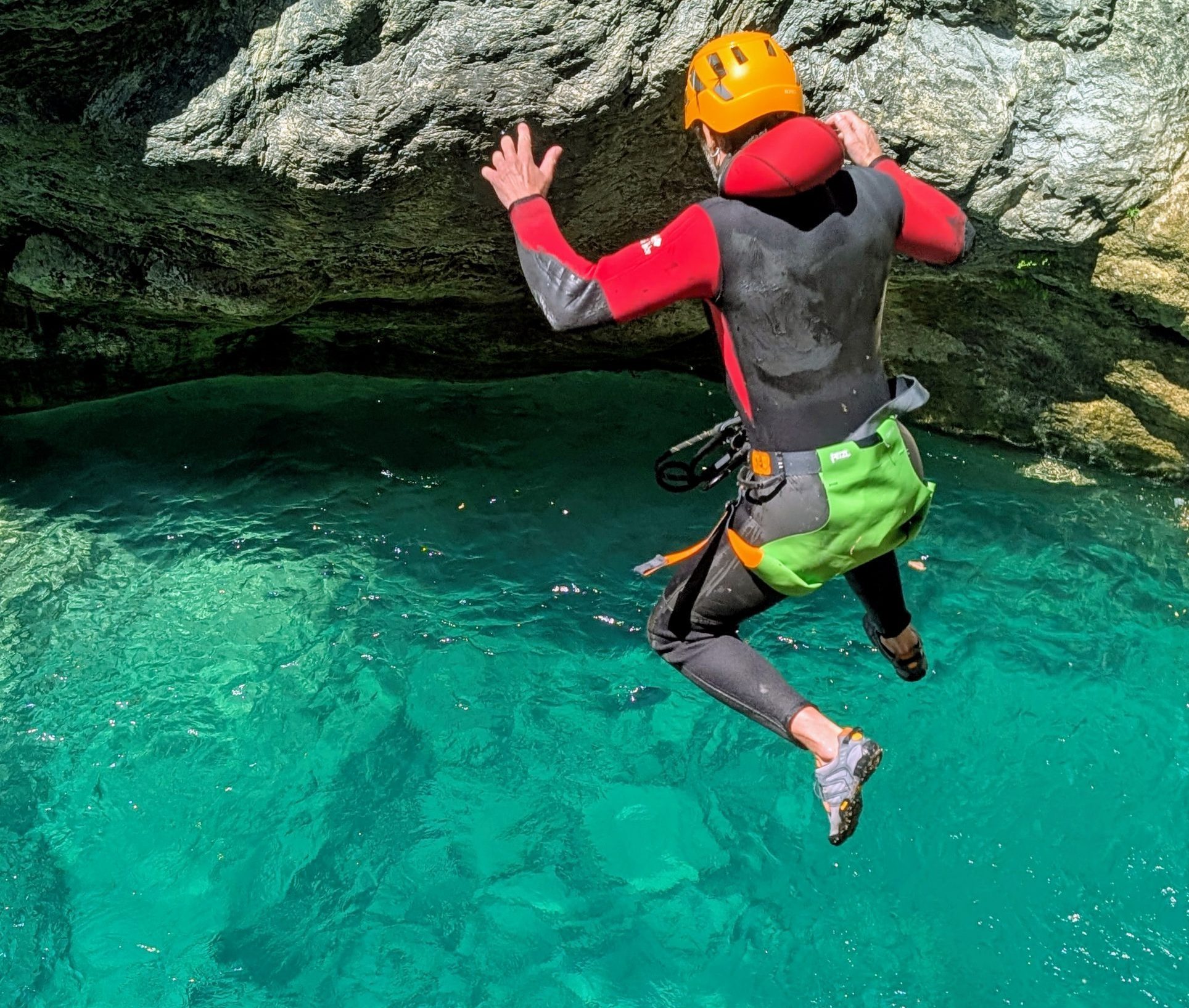 grand saut canyoning barbaira nice côte d'azur