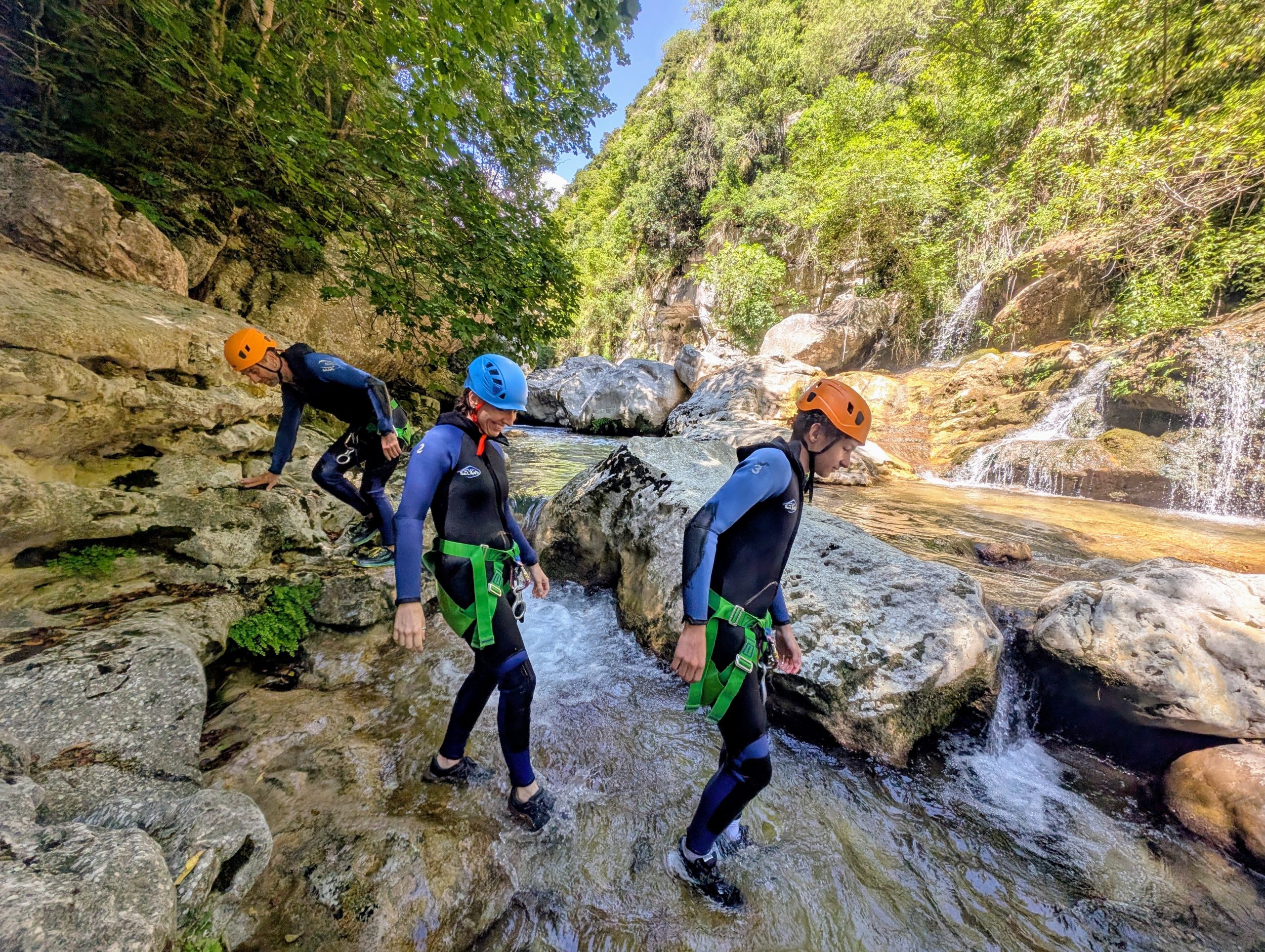 marche canyon des Gorges du loup 06
