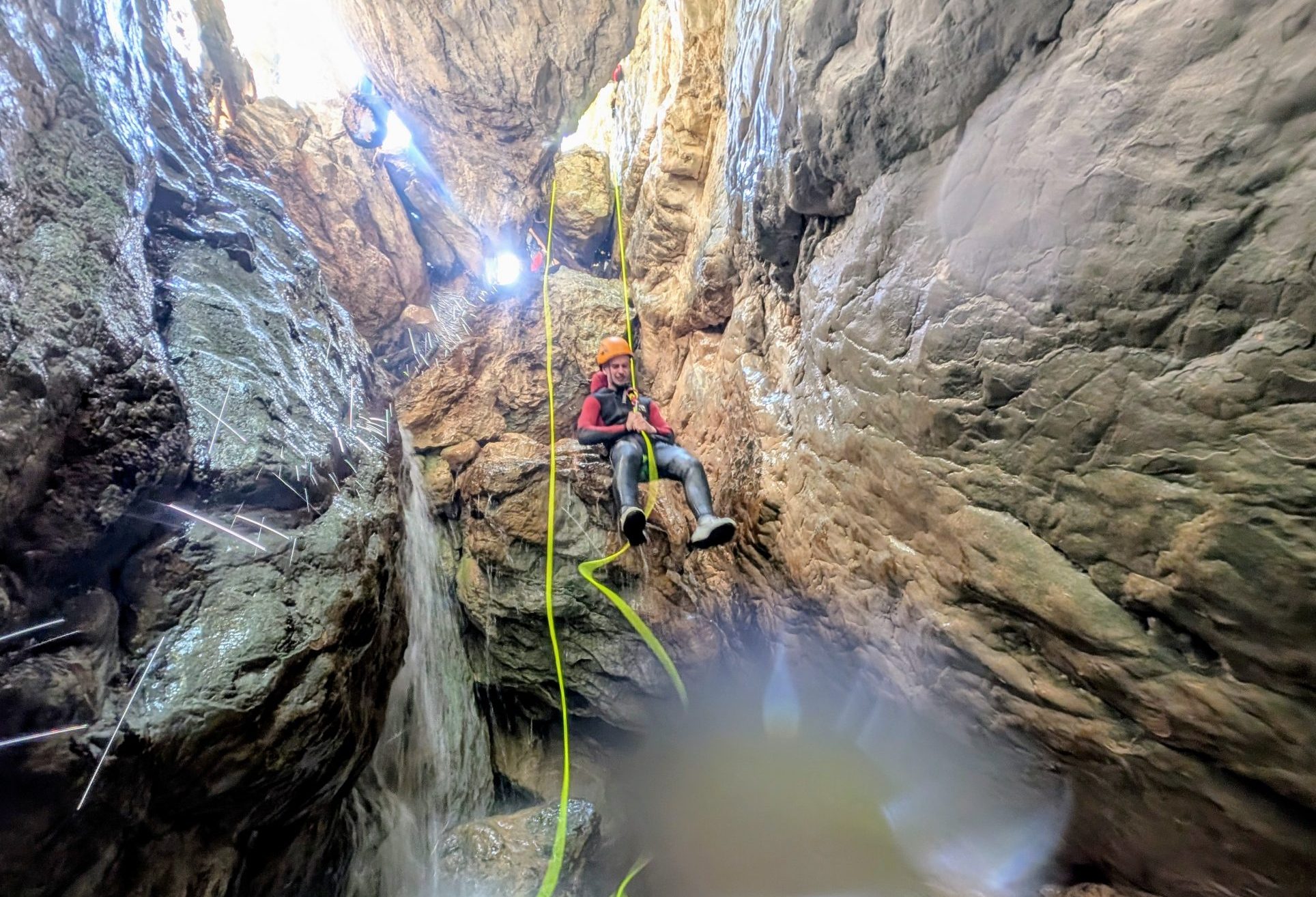 rappel canyon de la bolléne vésubie nice