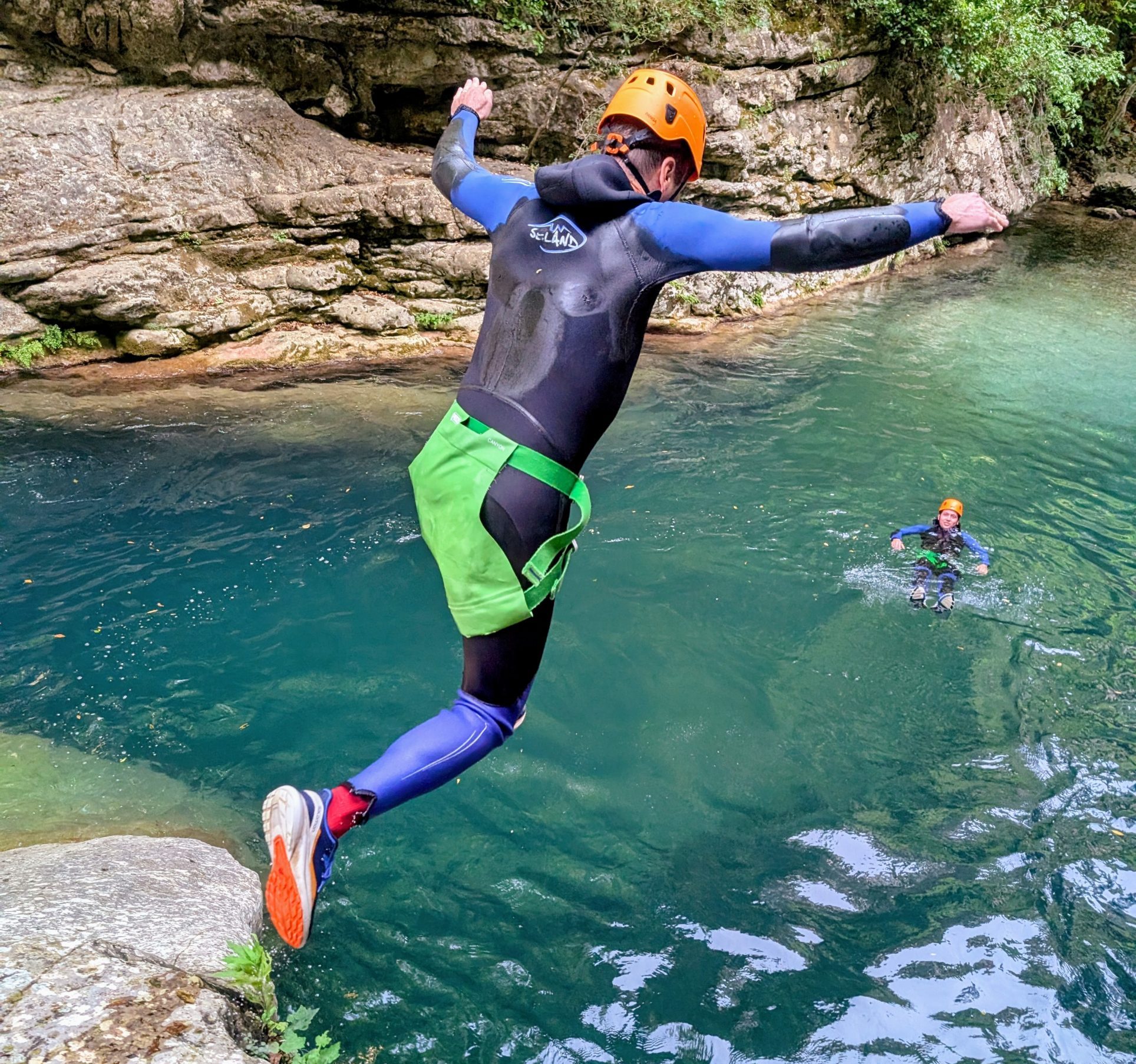 saut rando aquatique gorges du loup canyon