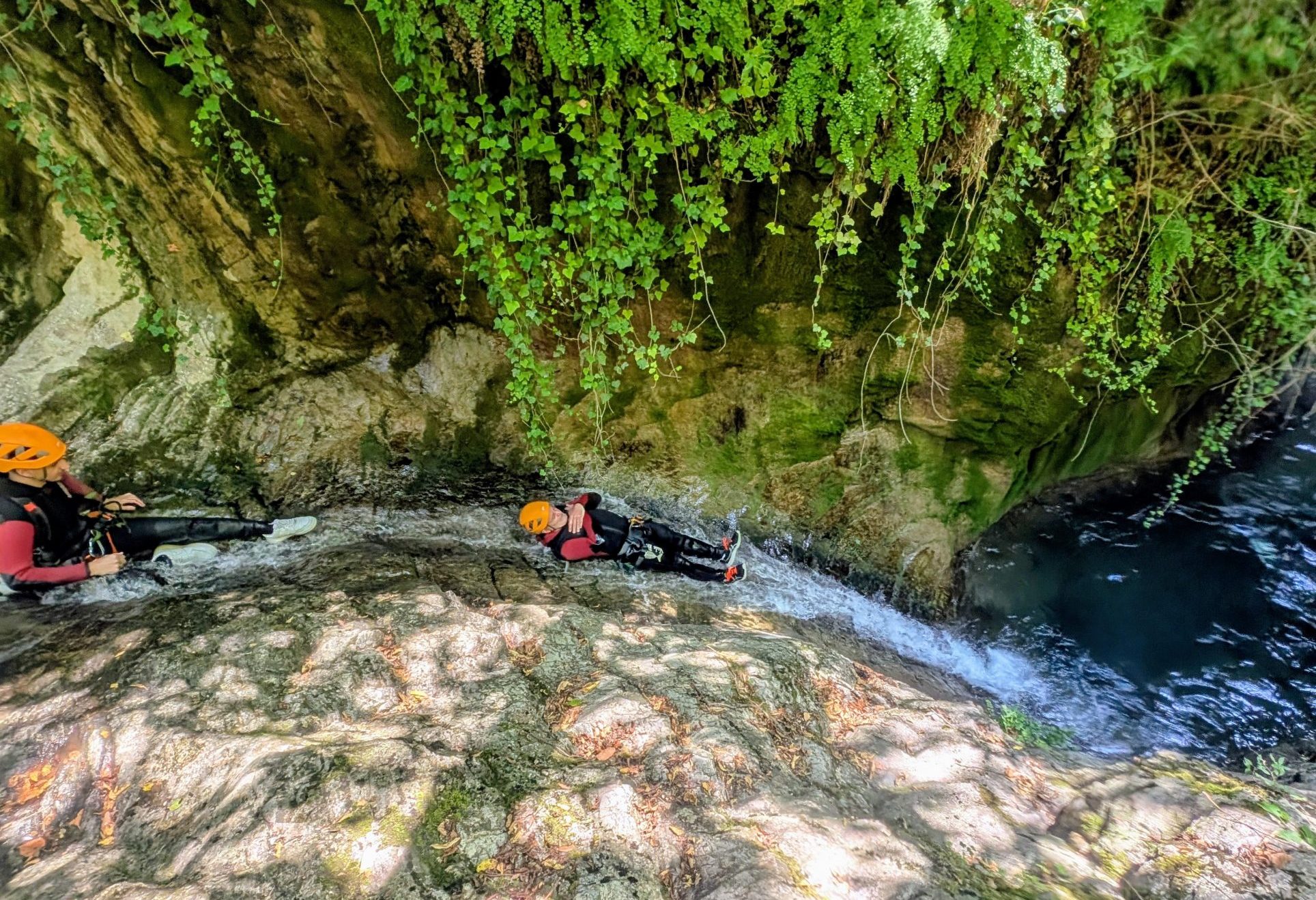 toboggan canyoning de la bollène vésubie nice côte d'Azur
