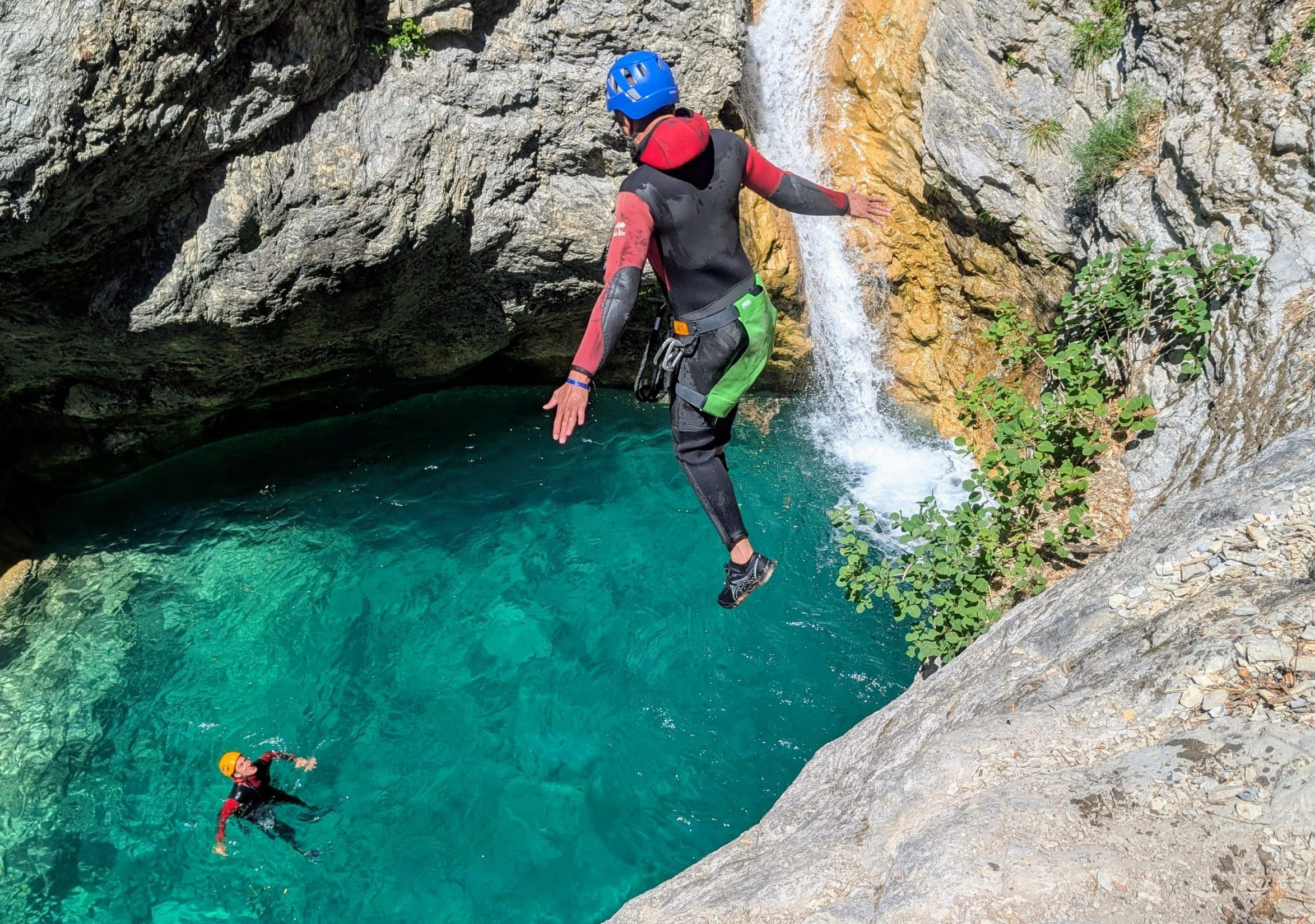 Guide Canyoning Nice Côte d'Azur Alpes Maritimes Canyon06