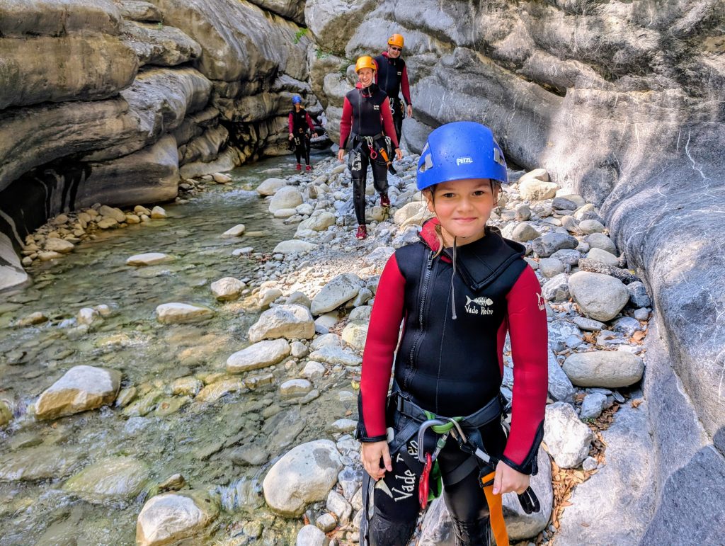 Canyon de Cramassouri Alpes Maritimes - idéal avec des enfants
