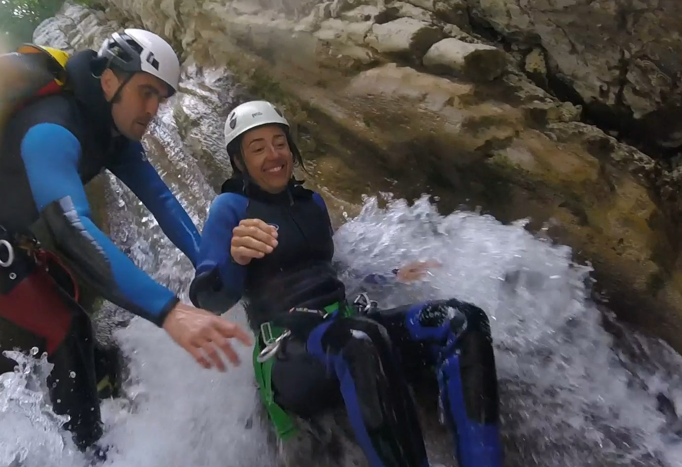 Canyoning des Gours du Ray - initiation
